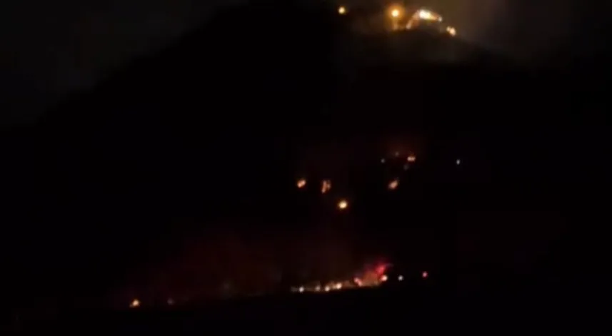  Güneysu’da Dağlık Alanda Yangın