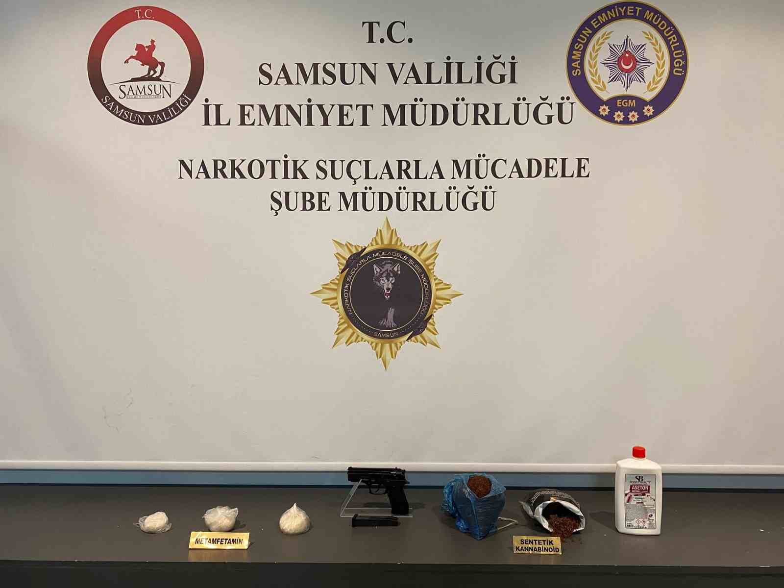 Samsun’da çatı katına uyuşturucu operasyonu: 1 gözaltı