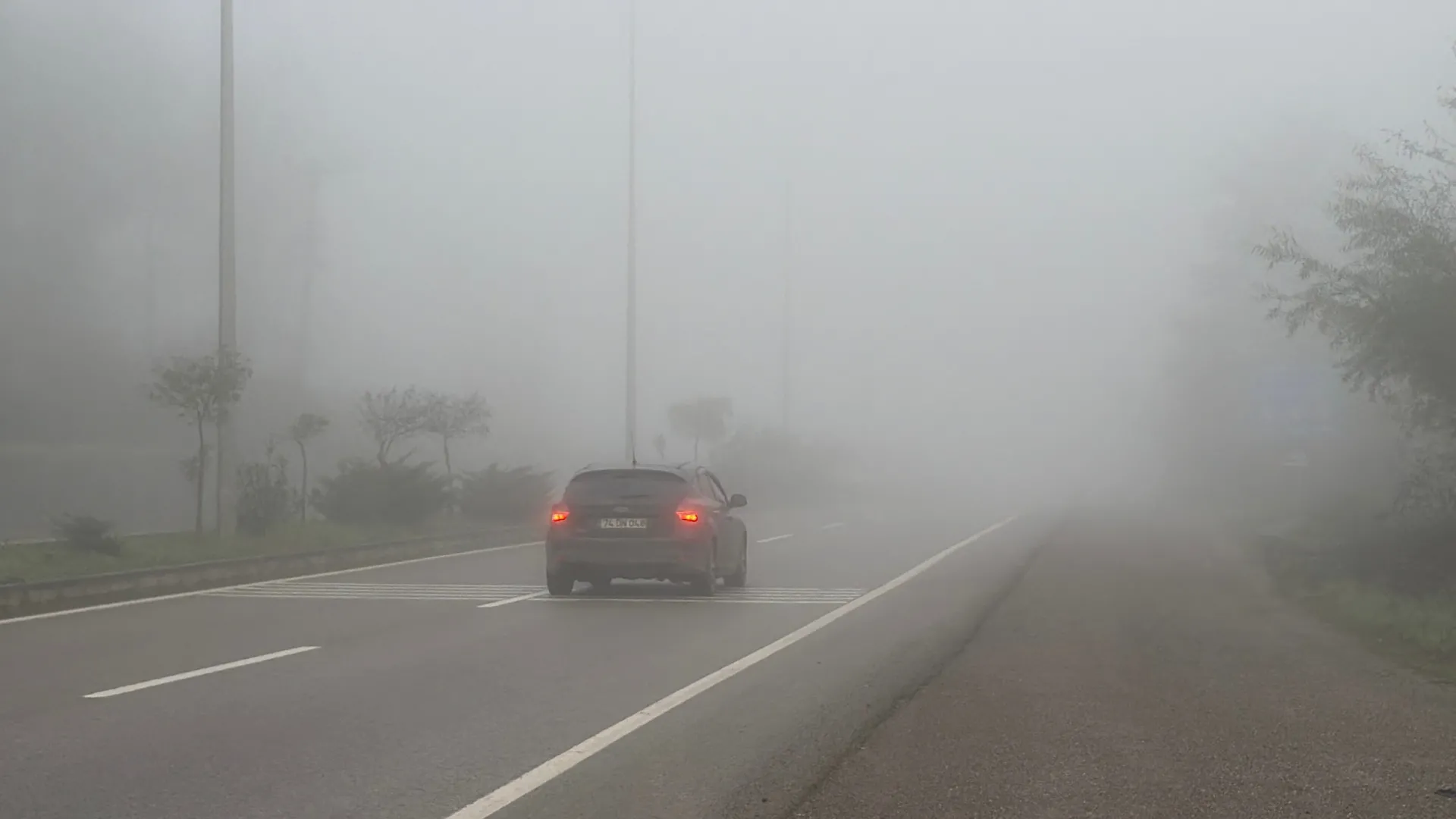 Bartın'da sis etkili oldu