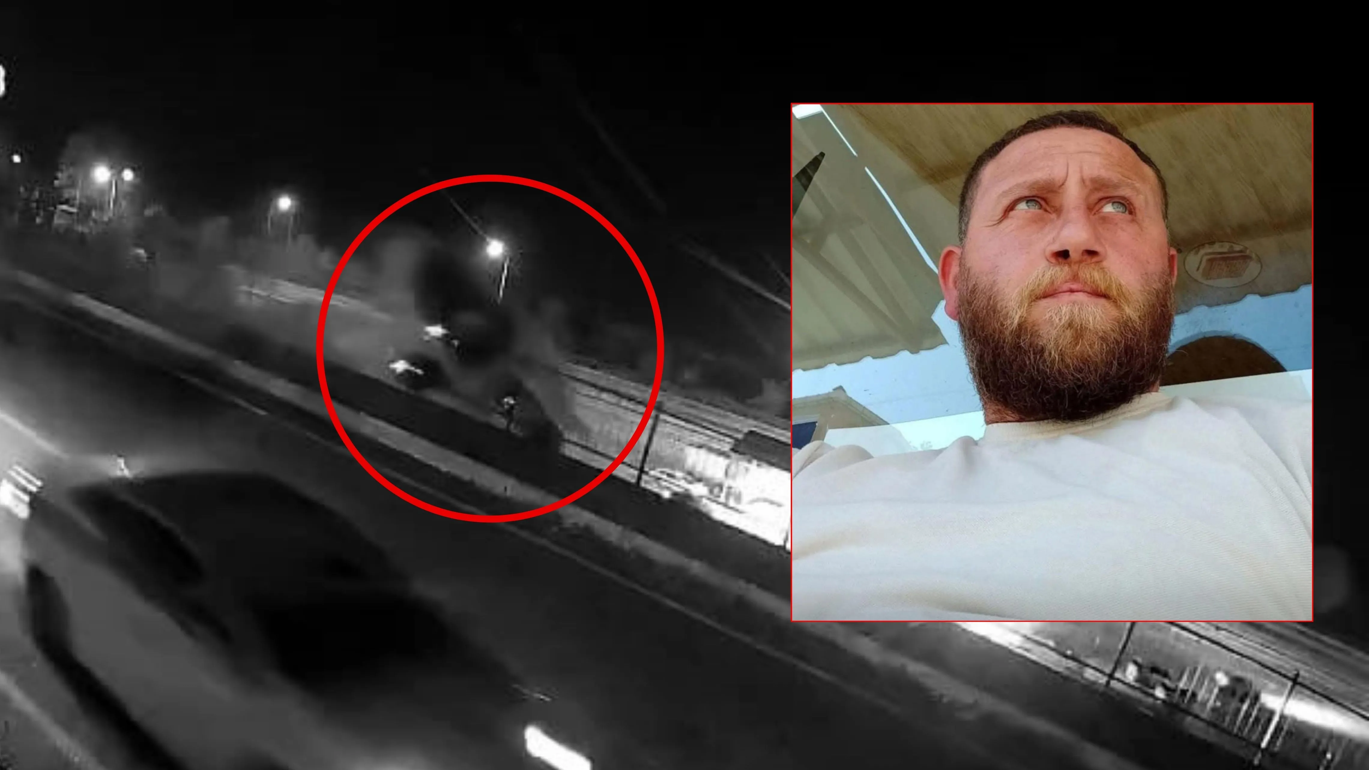 Rize'de bariyere çarpan kamyonetin boşluğa düşmesi güvenlik kamerasında