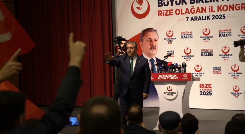 Rize’de BBP’de Kurultay Heyecanı