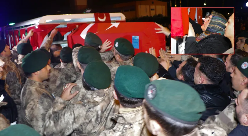 Şehit polis memurunun cenazesi, Samsun’a getirildi