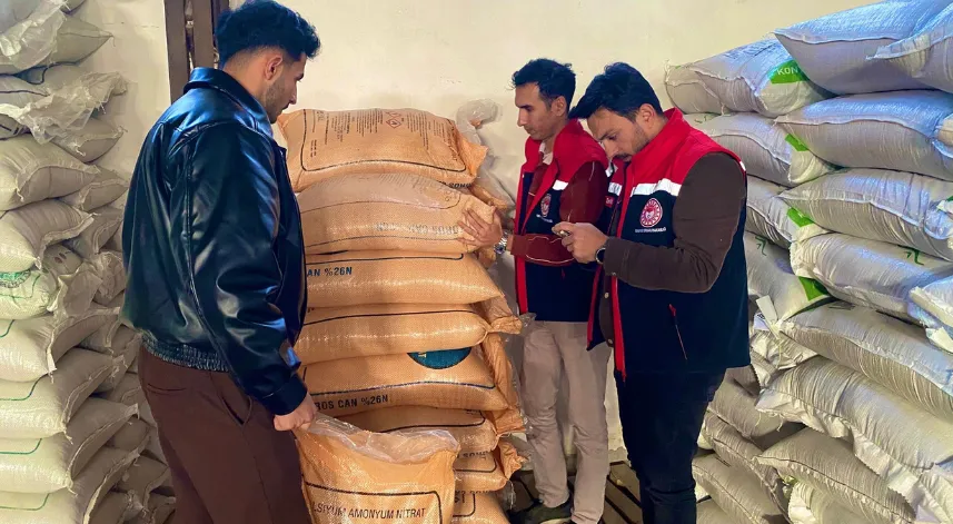 Bayburt'ta gübre denetimleri yapıldı