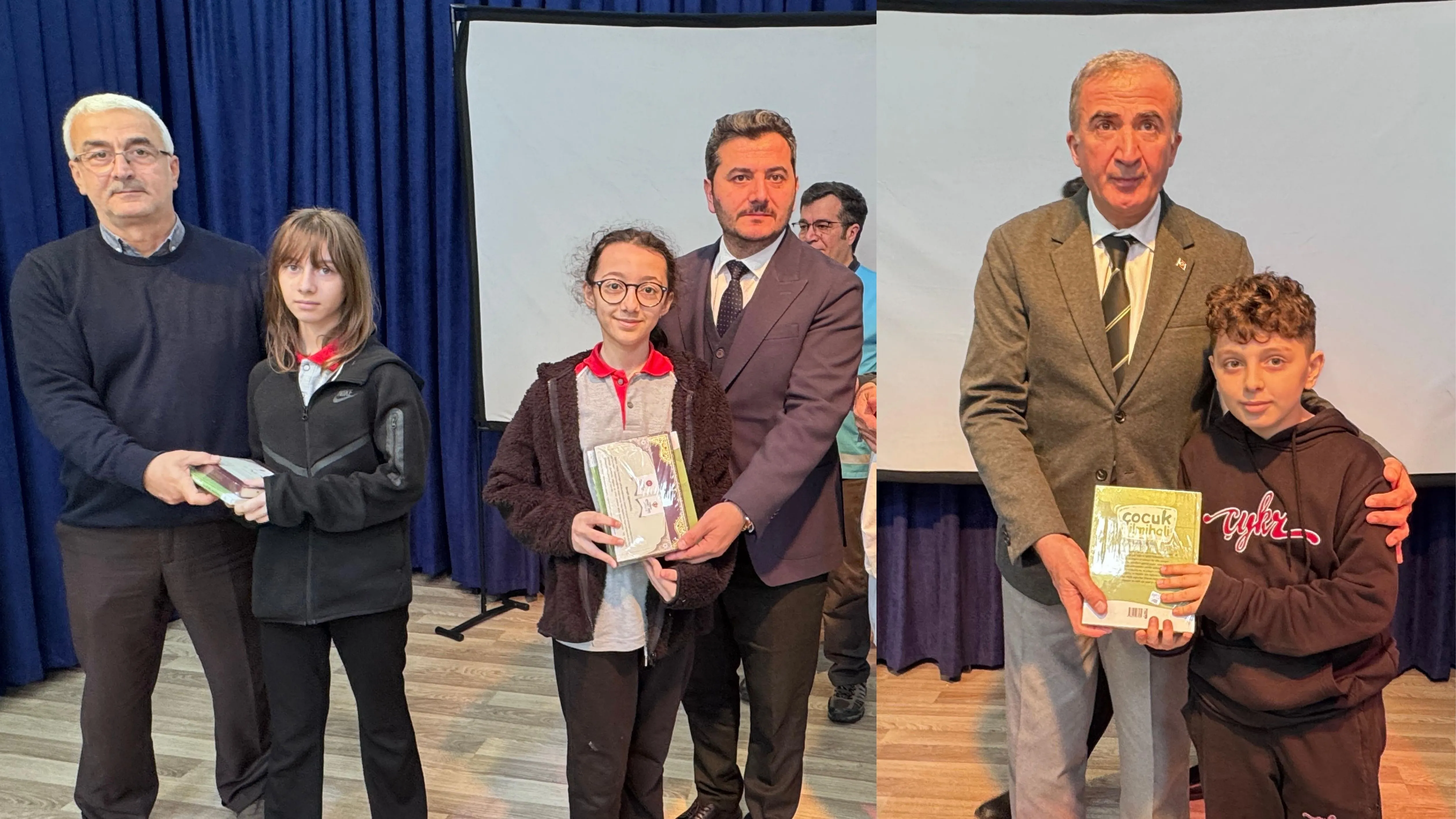 Çaykur Ortaokulu’nda öğrencilere Kur’an-ı Kerim hediyesi