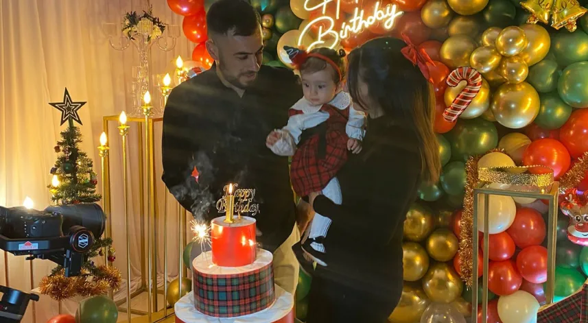 Miray bebek gen tedavisi sonrası ilk yaş gününü kutladı