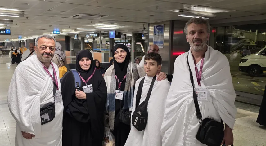 Trabzon'da şehit yakınları ve gaziler umreye uğurlandı