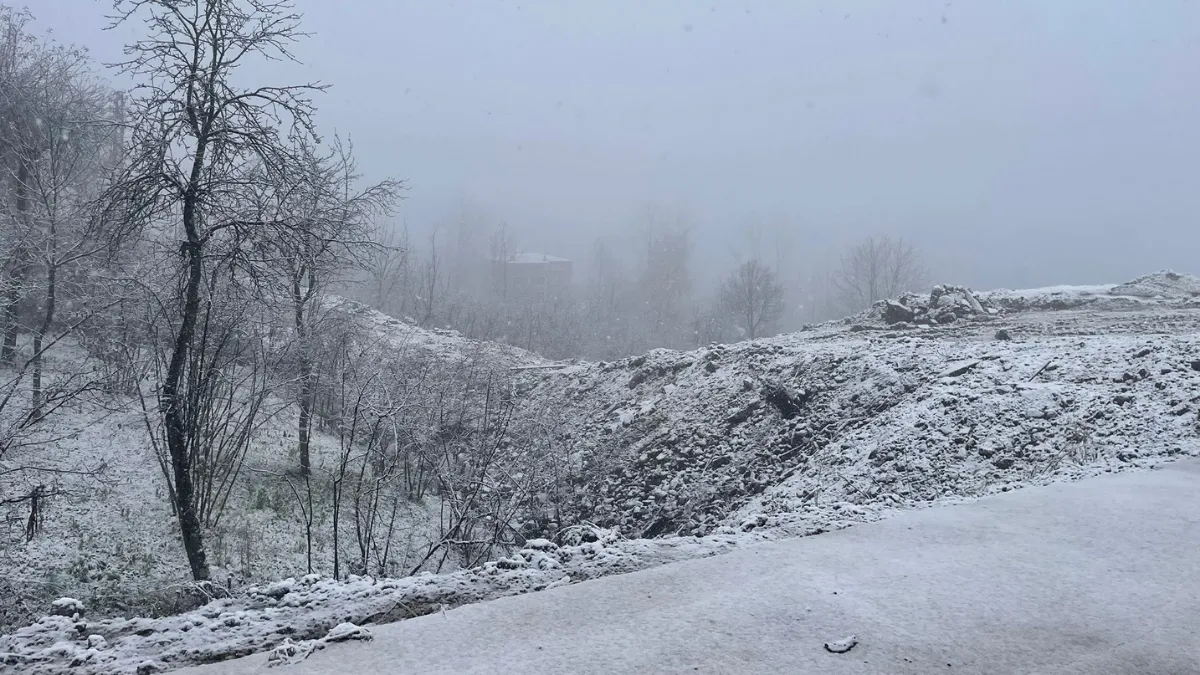Ordu'nun yüksekleri beyaza büründü