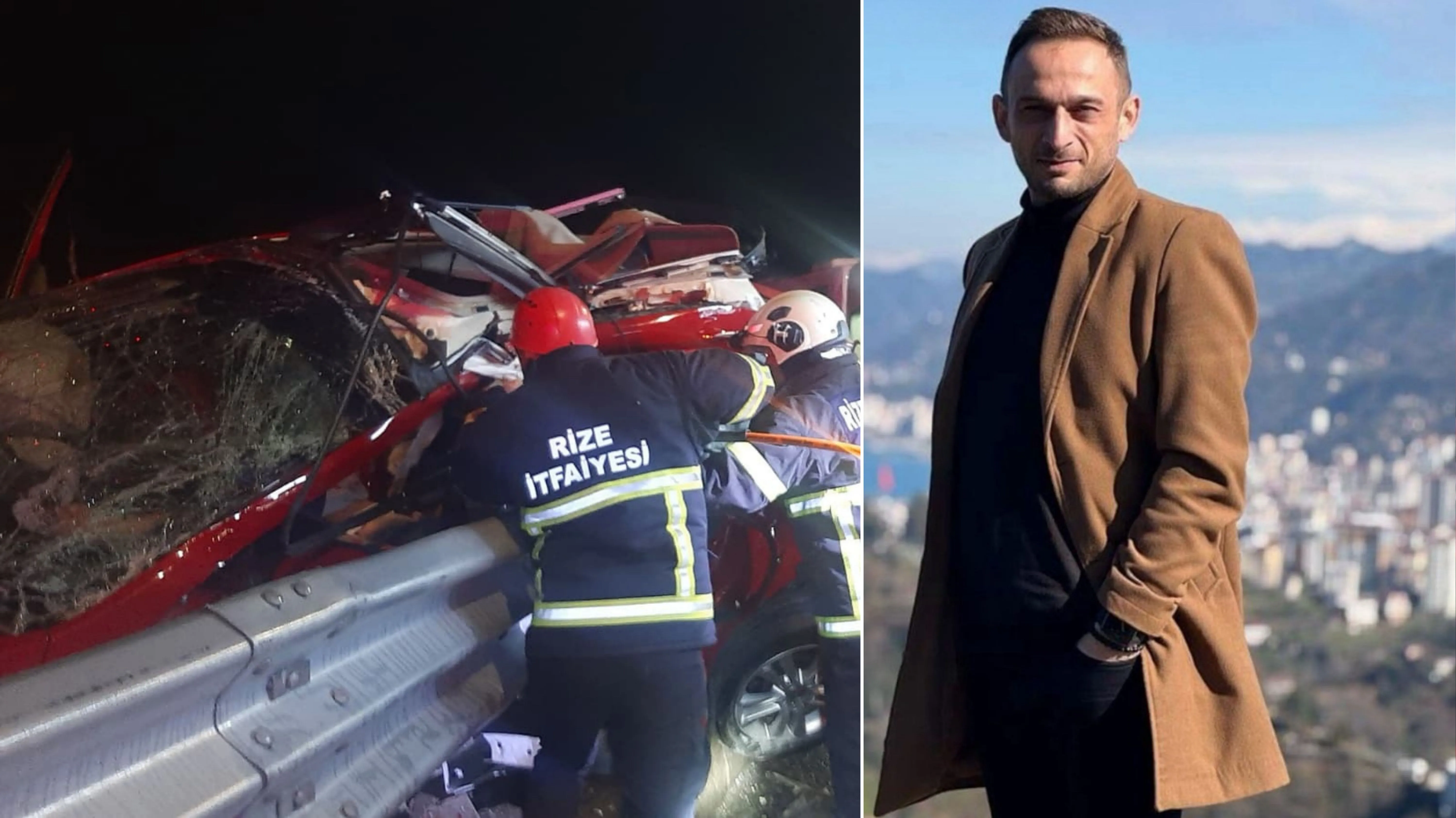 Rize’de trafik kazası: Osman Kopuz hayatını kaybetti