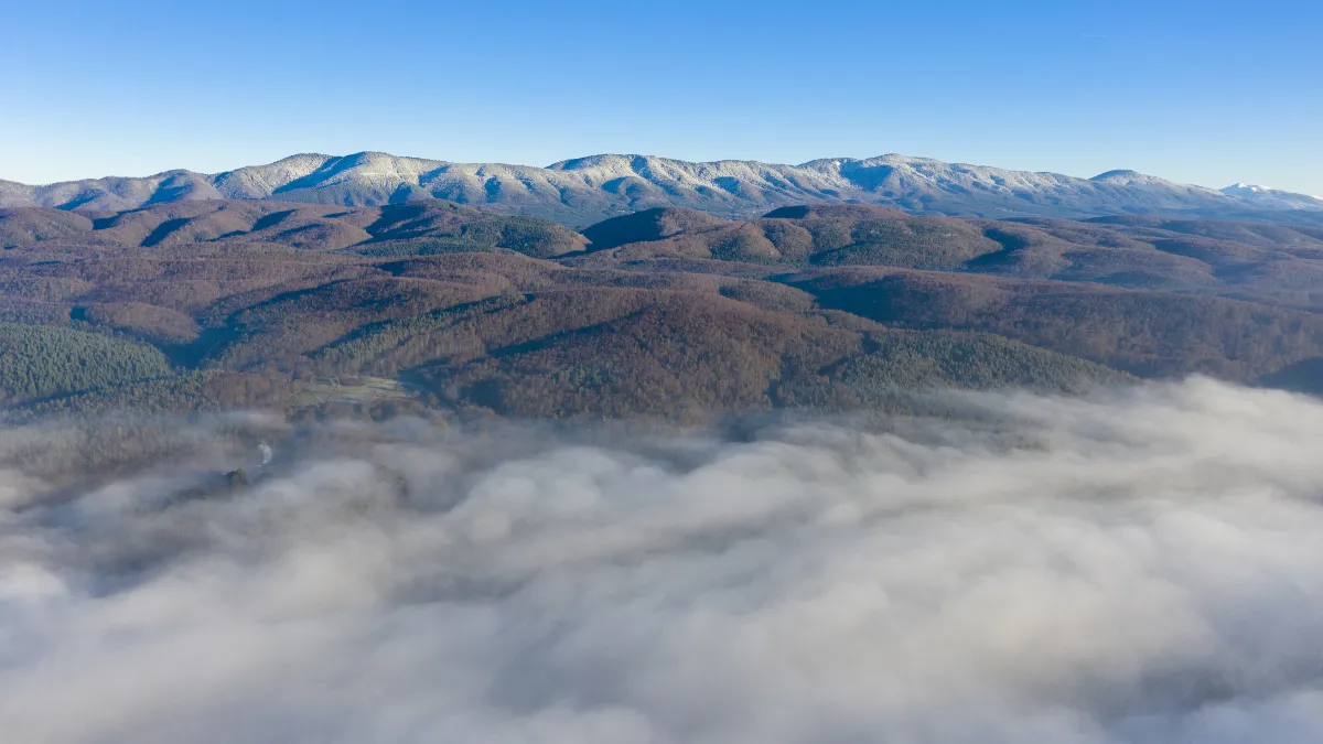 Bolu Dağı'nda sis etkili oldu