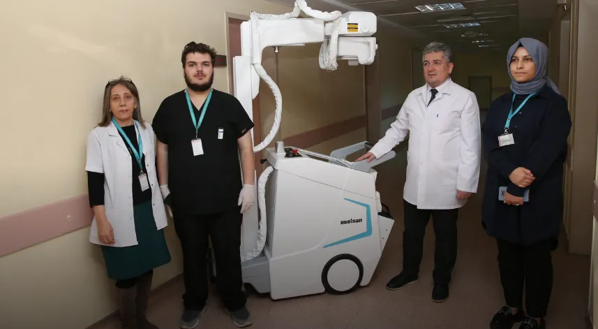 Rize'de yerli mobil dijital röntgen cihazı hizmete sunuldu