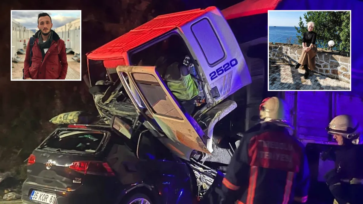 Otomobil ile TIR çarpıştı; 3 ölü, 1 yaralı