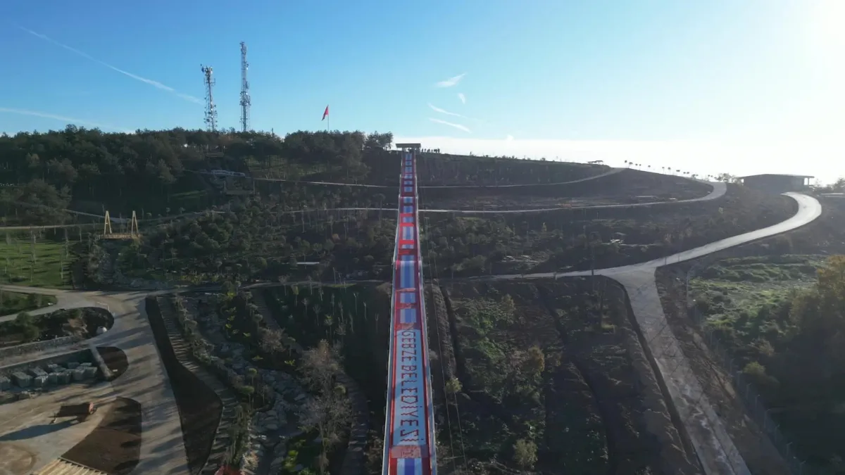 Türkiye'nin en uzun kaydırağı Kocaeli'ye yapılıyor