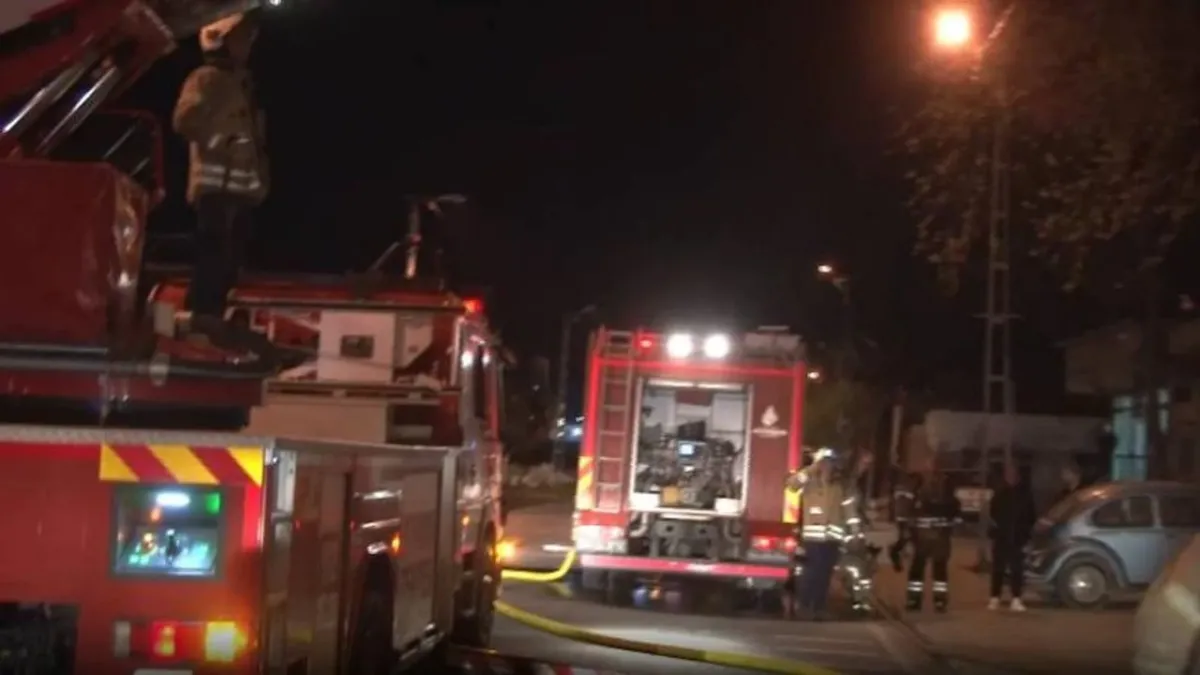 Trabzon'da iş yerinde çıkan yangında 3 kişi dumandan etkilendi