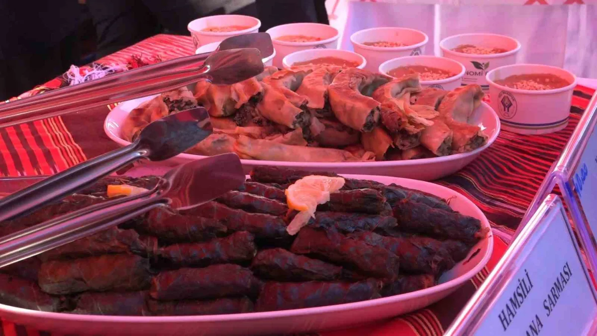 Kabak Dolması Hamsili Pilav Festivale Damga Vurdu