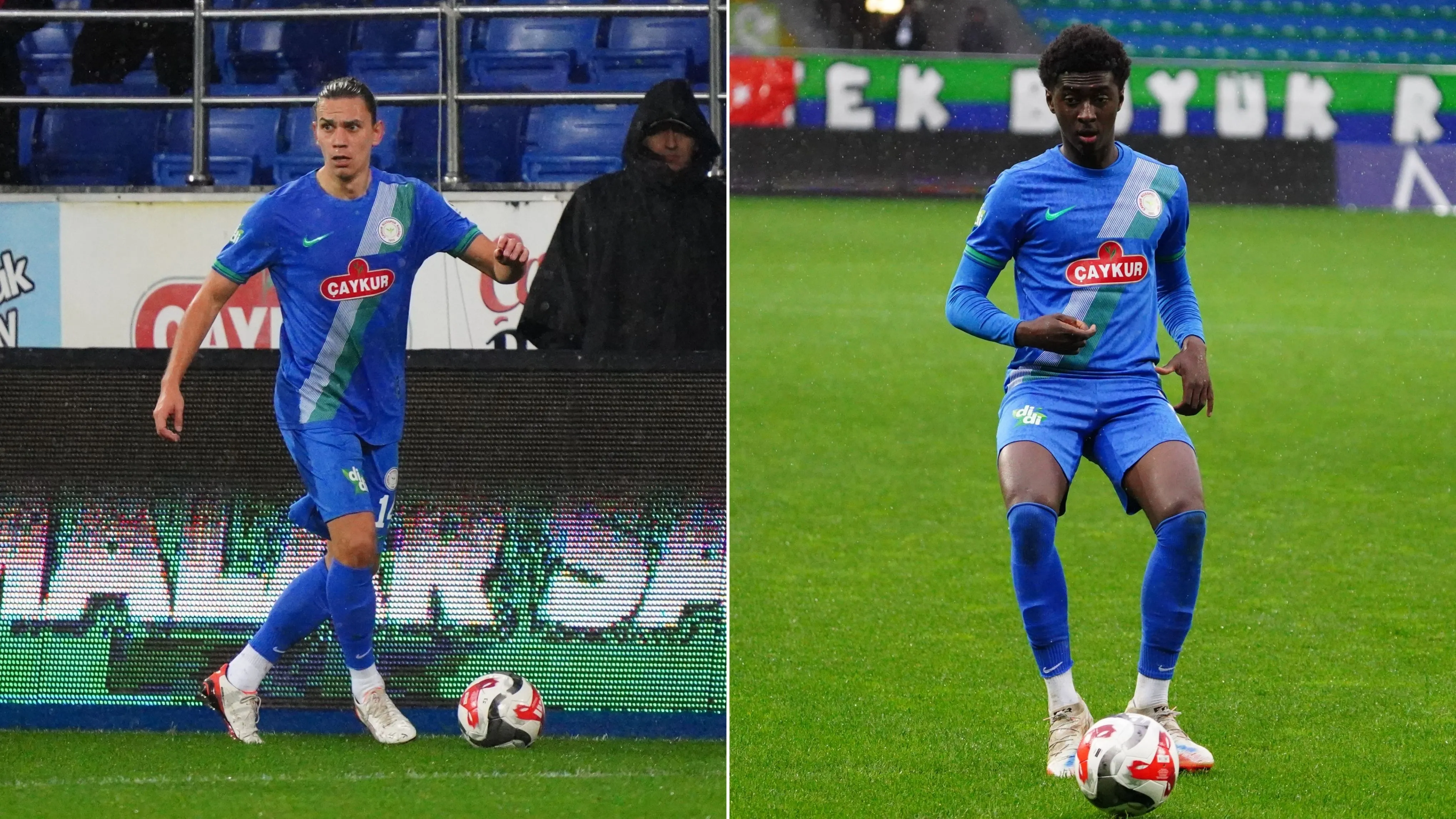 Oyundan çıkan Rak-Sakyi, oyuna giren Taylan