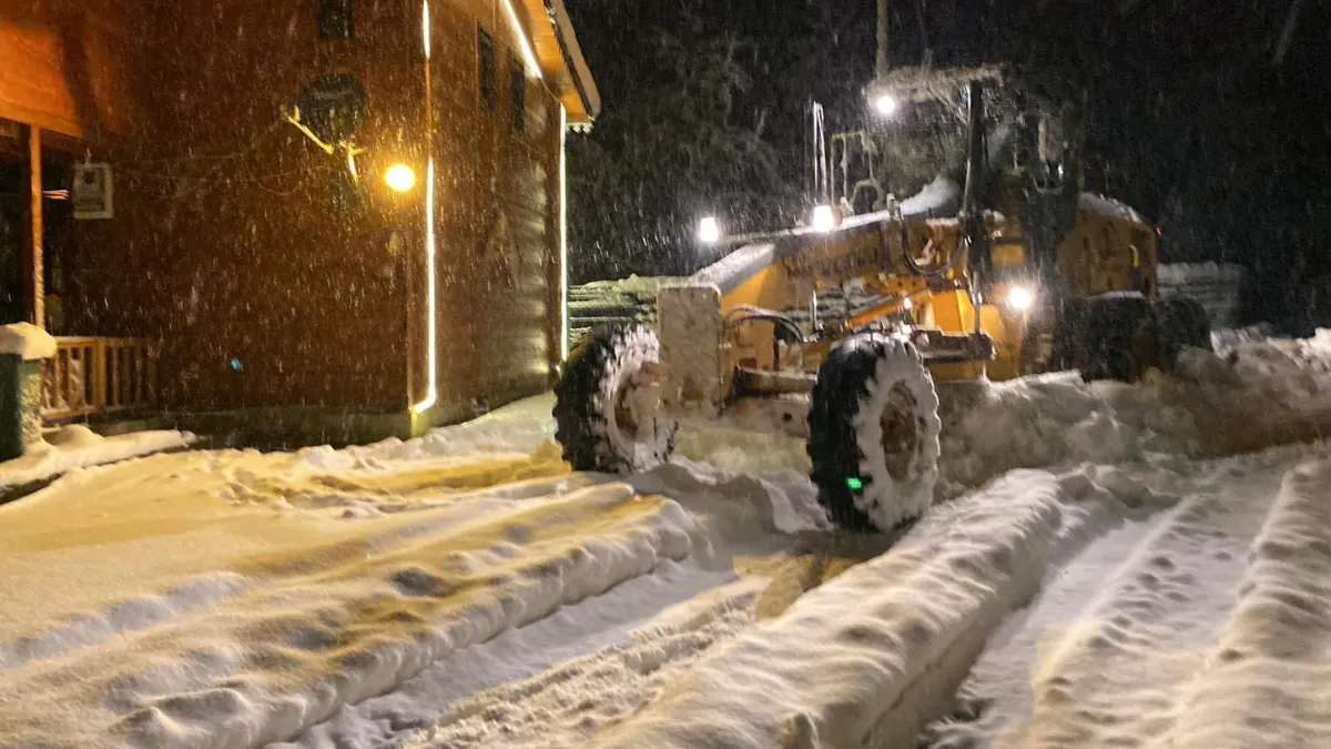 Rize’de 57 köy yolu ulaşıma kapandı