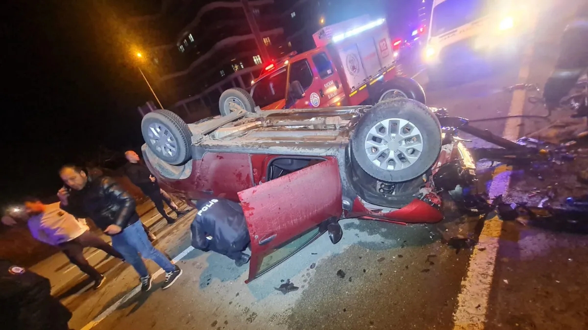 Rize’de trafik kazası: 5 yaralı