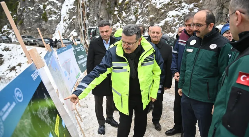 Başkan Genç ve DSİ Genel Müdürü Balta’dan Karakaya Barajı incelemesi