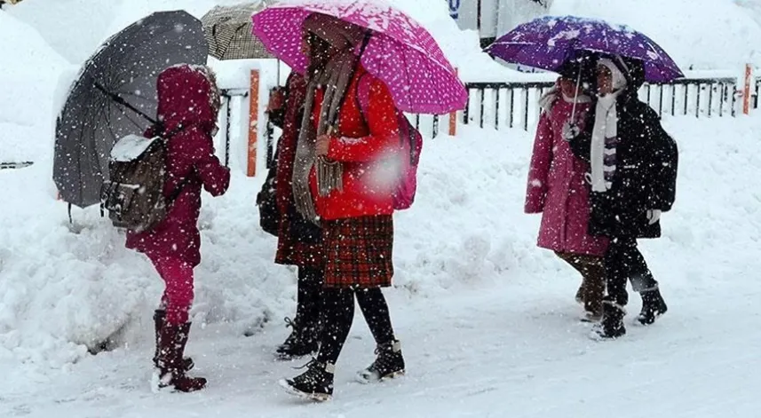Trabzon il genelinde eğitime kar engeli