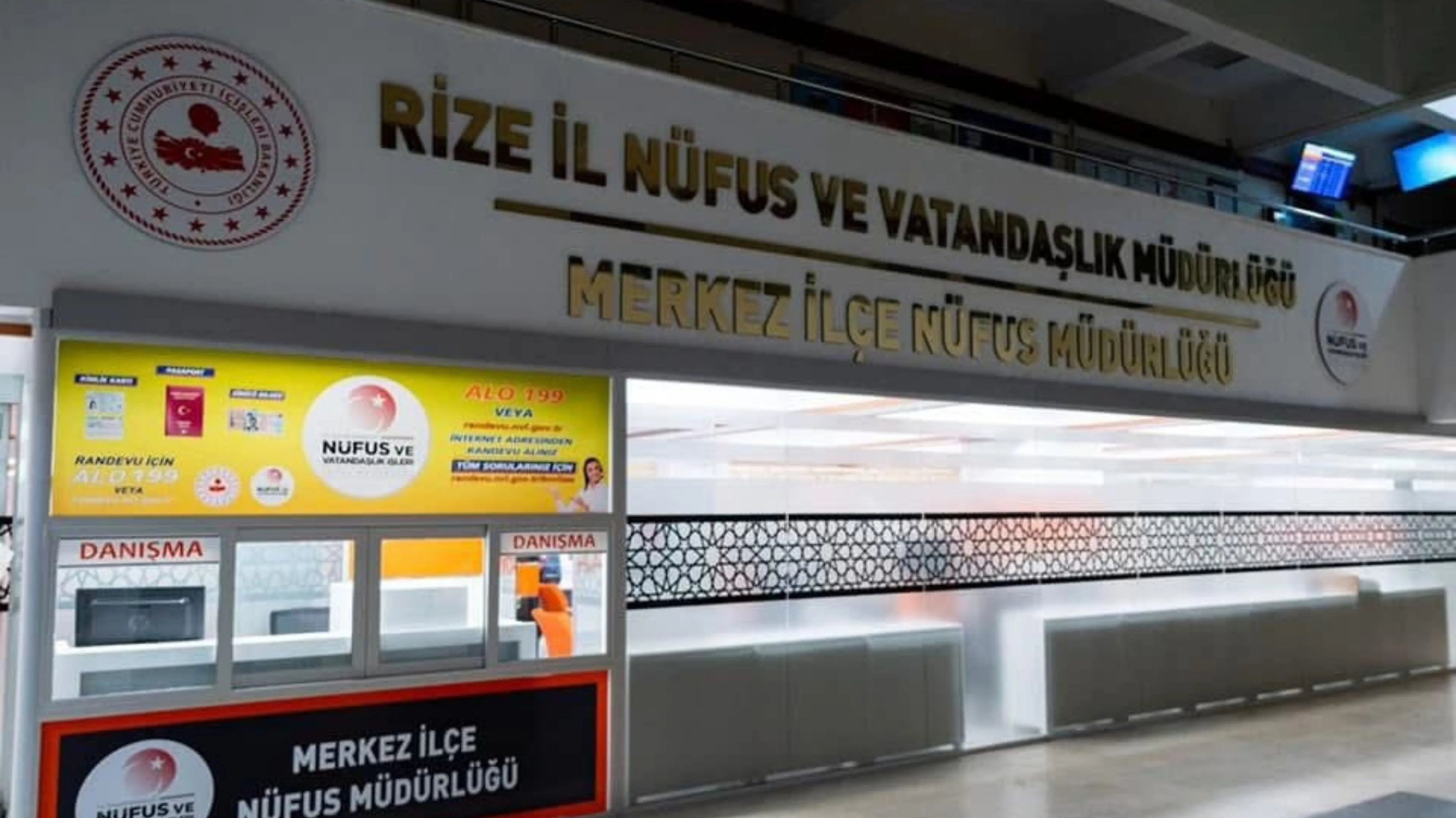 Rize İl Nüfus ve Vatandaşlık Müdürlüğü 65 bini aşkın kişiye hizmet sundu
