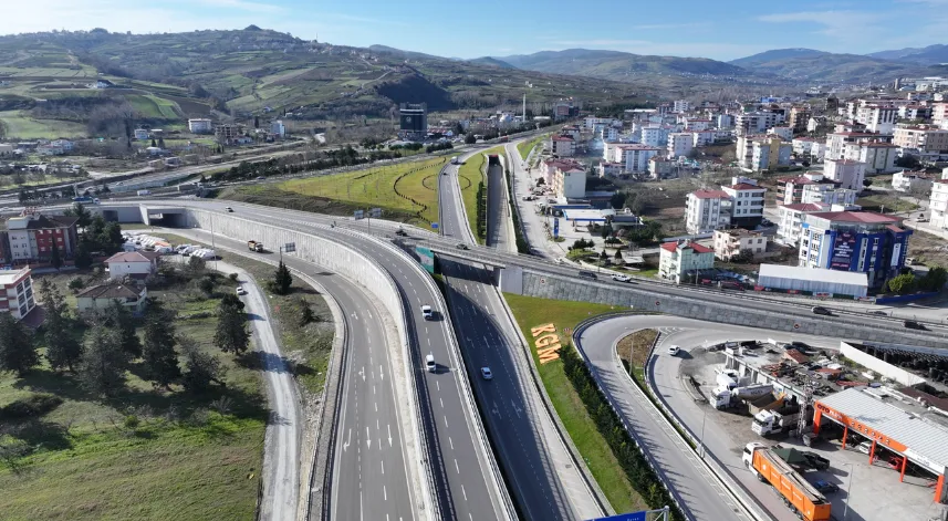 Samsun'da yarın Batı Çevre Yolu'nun temeli atılacak, Yeşilkent Farklı Seviyeli Kavşağı açılacak