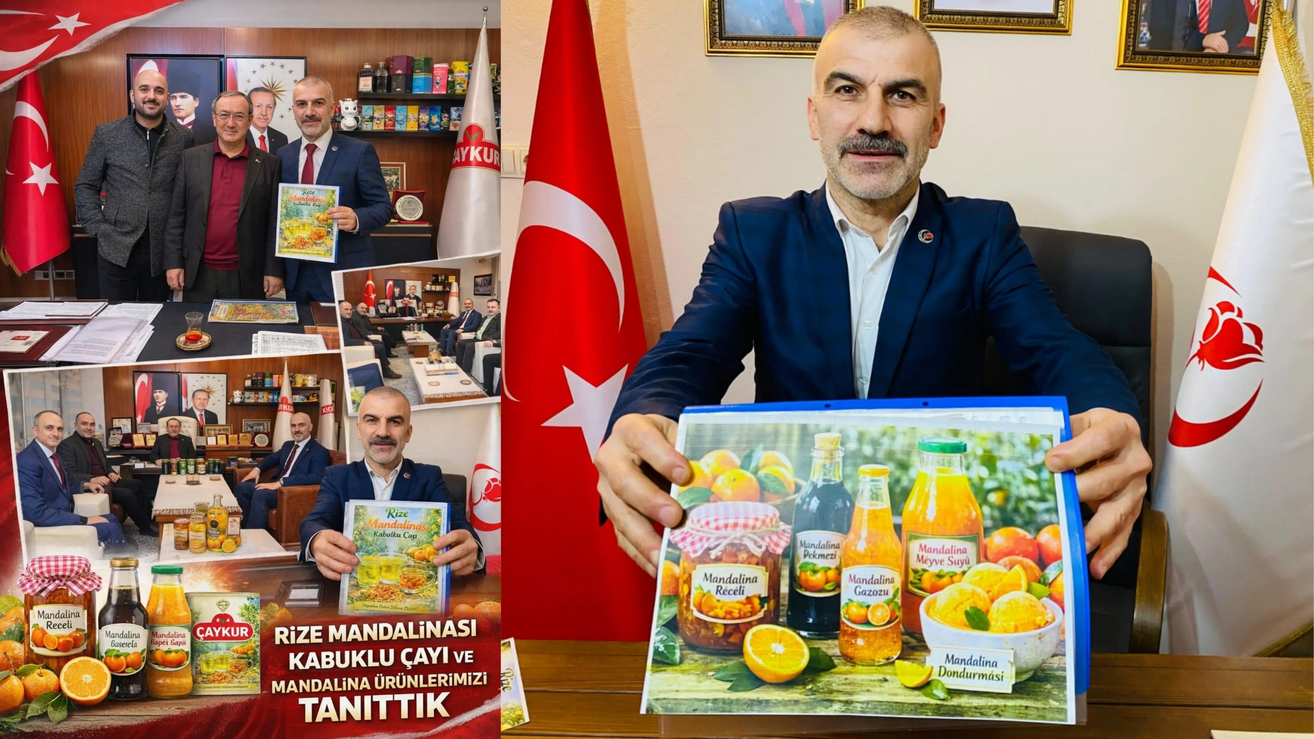 BBP’den Rize tarımına yeni başlık: Narenciye projesi ÇAYKUR’da masaya yatırıldı