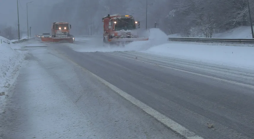 Bolu Dağı’nda kar yağışı