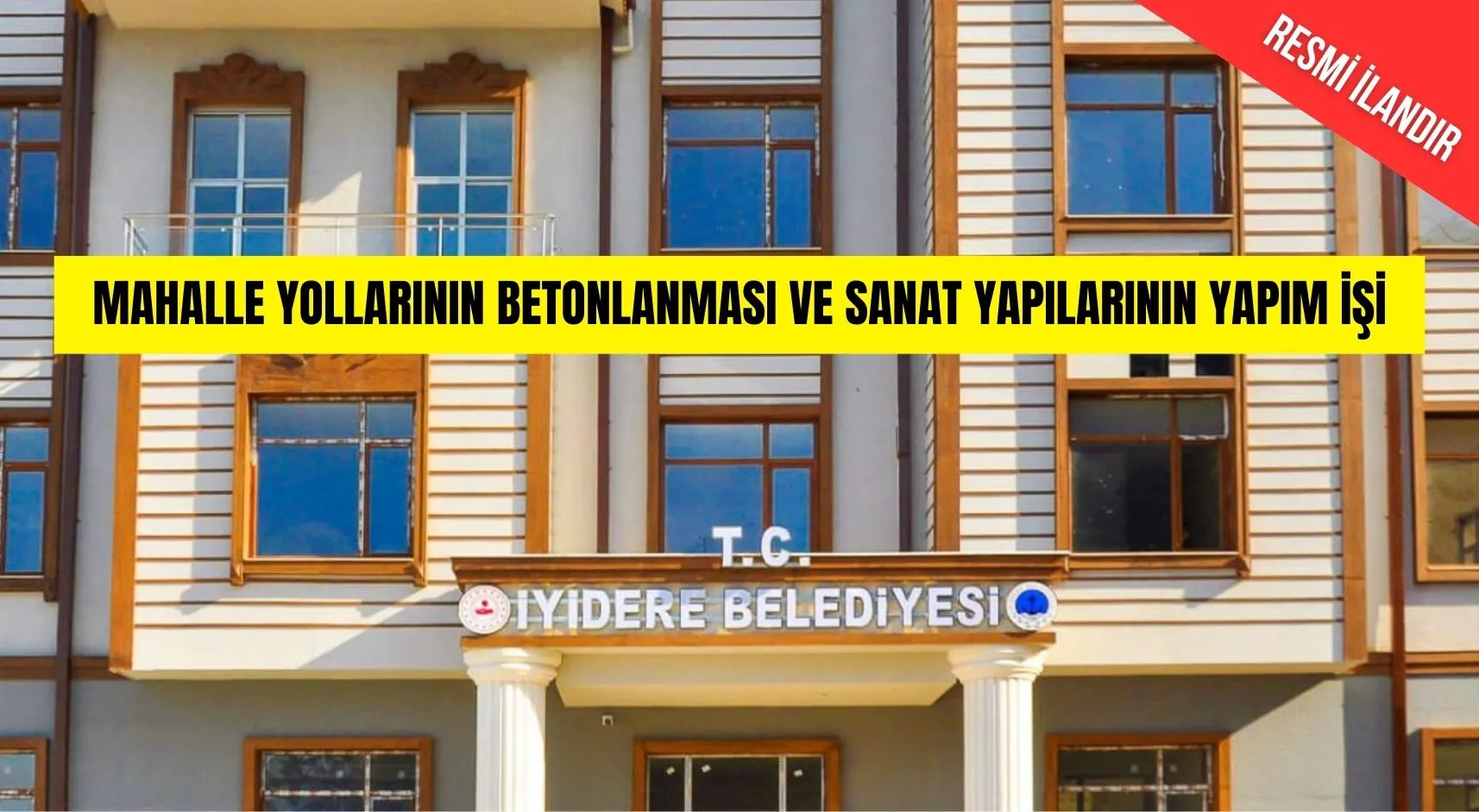 MAHALLE YOLLARININ BETONLANMASI VE SANAT YAPILARININ YAPIM İŞİ
