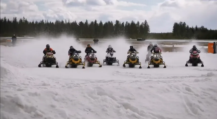 Rize’de Dünya Kar Motosikleti Şampiyonası’nın lansmanı gerçekleştirildi