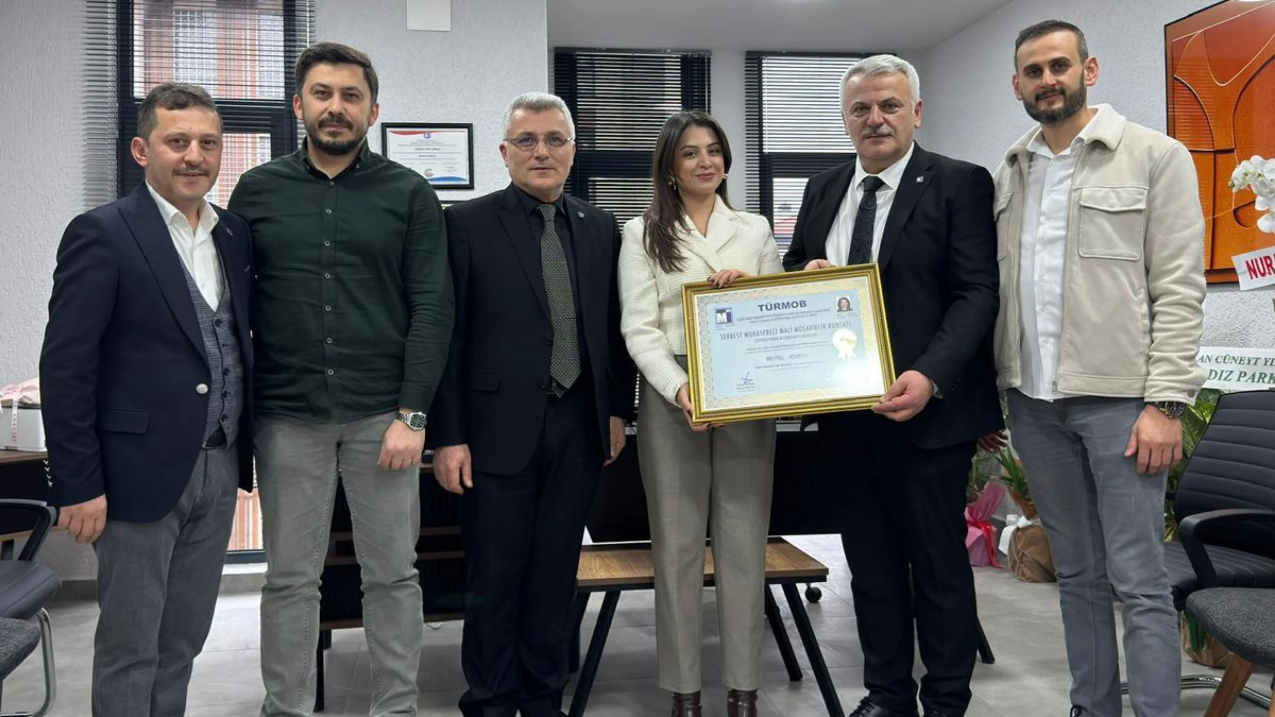 Rize’de genç mali müşavir ofisini açtı