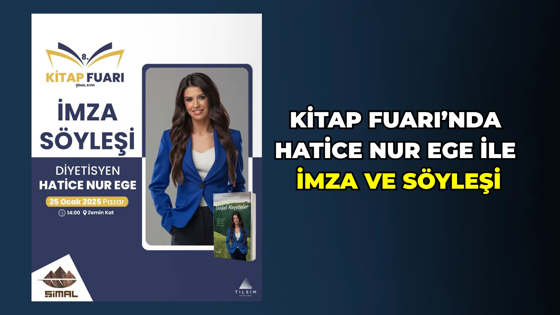 KİTAP FUARI’NDA HATİCE NUR EGE İLE İMZA VE SÖYLEŞİ