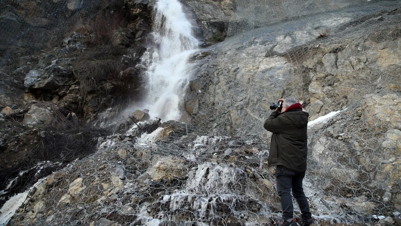 Kastamonu'da karların erimesiyle oluşan 