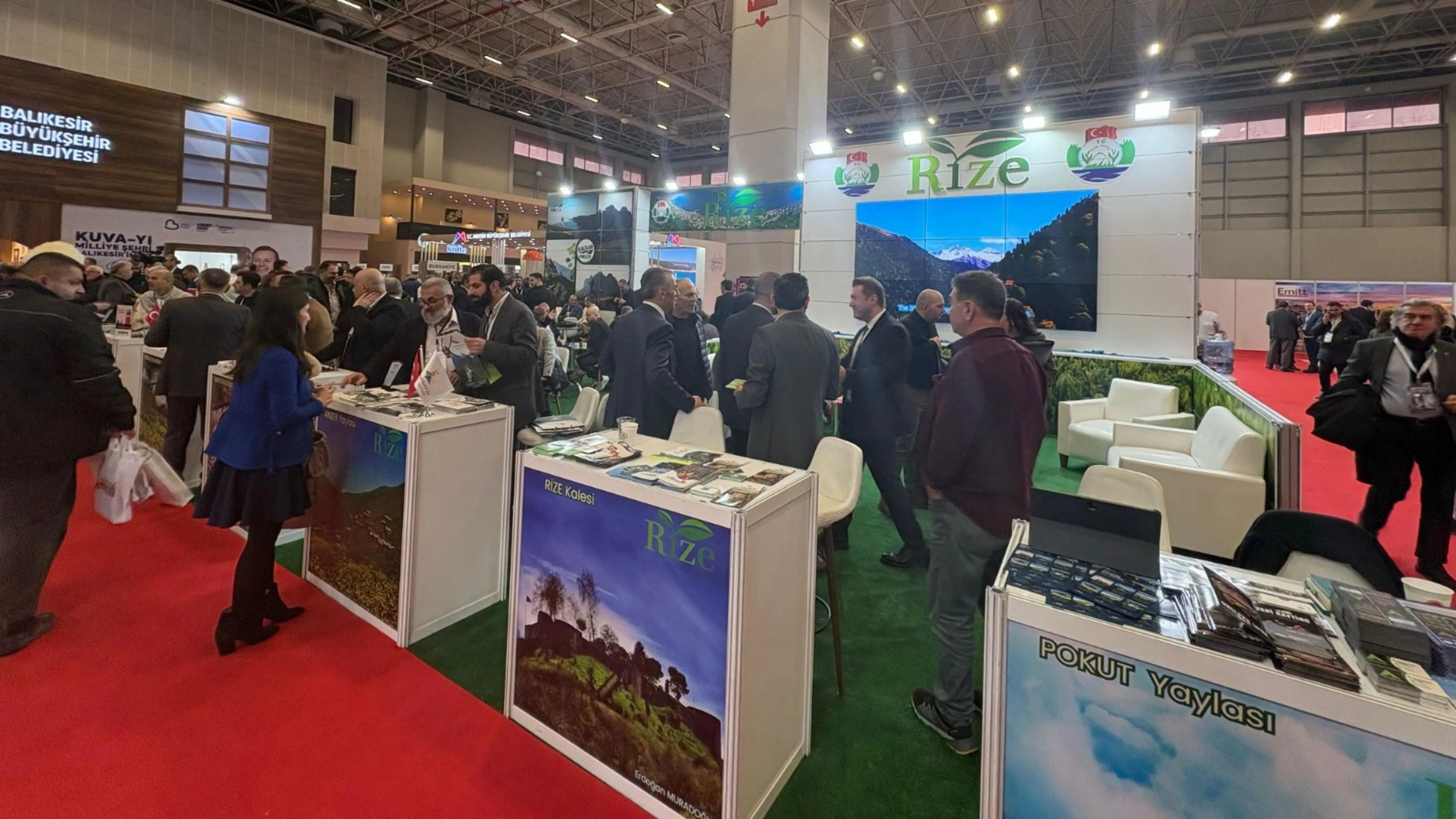Rize, EMITT Fuarı'ndaki yerini aldı