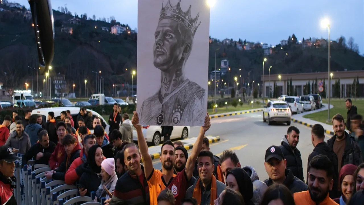 Galatasaray kafilesi, Rize’de