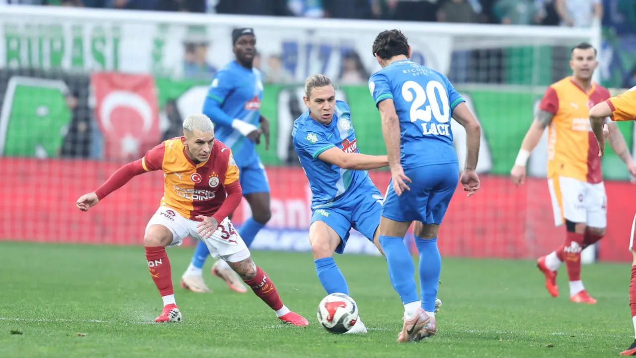 Çaykur Rizespor sahasında Galatasaray’a 3-0 mağlup oldu