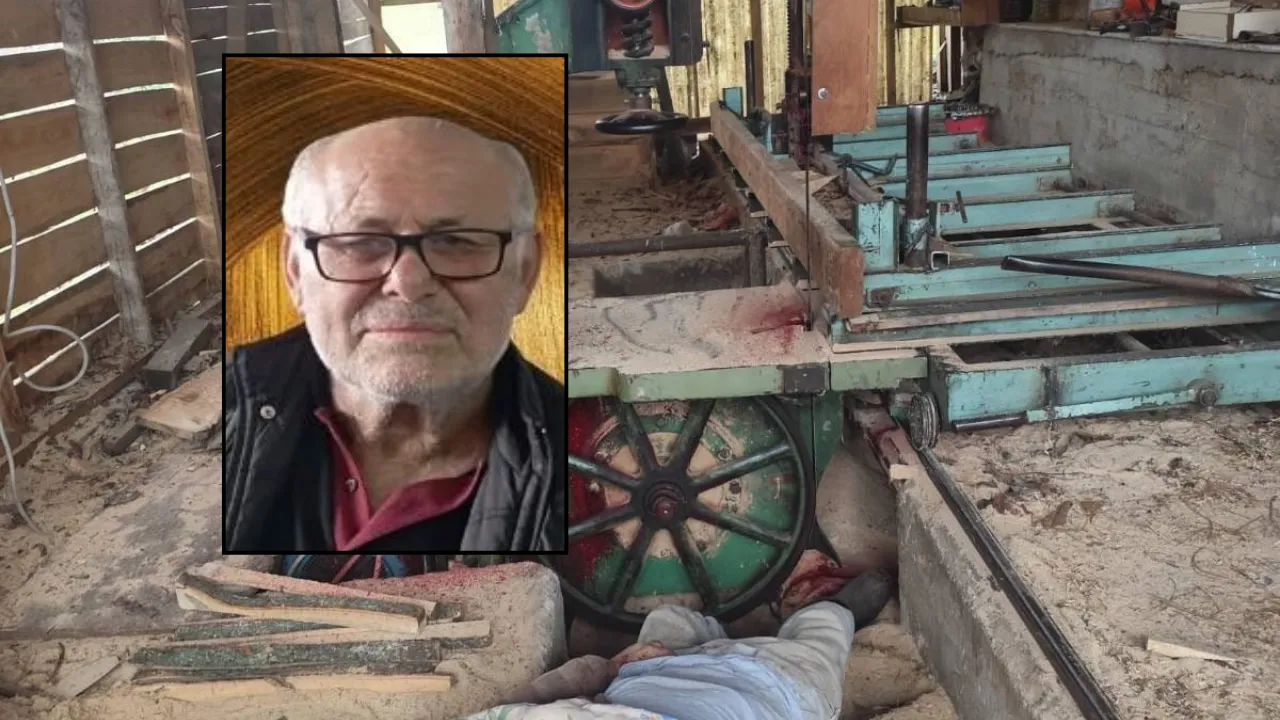 Başı şerit testereye sıkışmış halde ölü bulundu