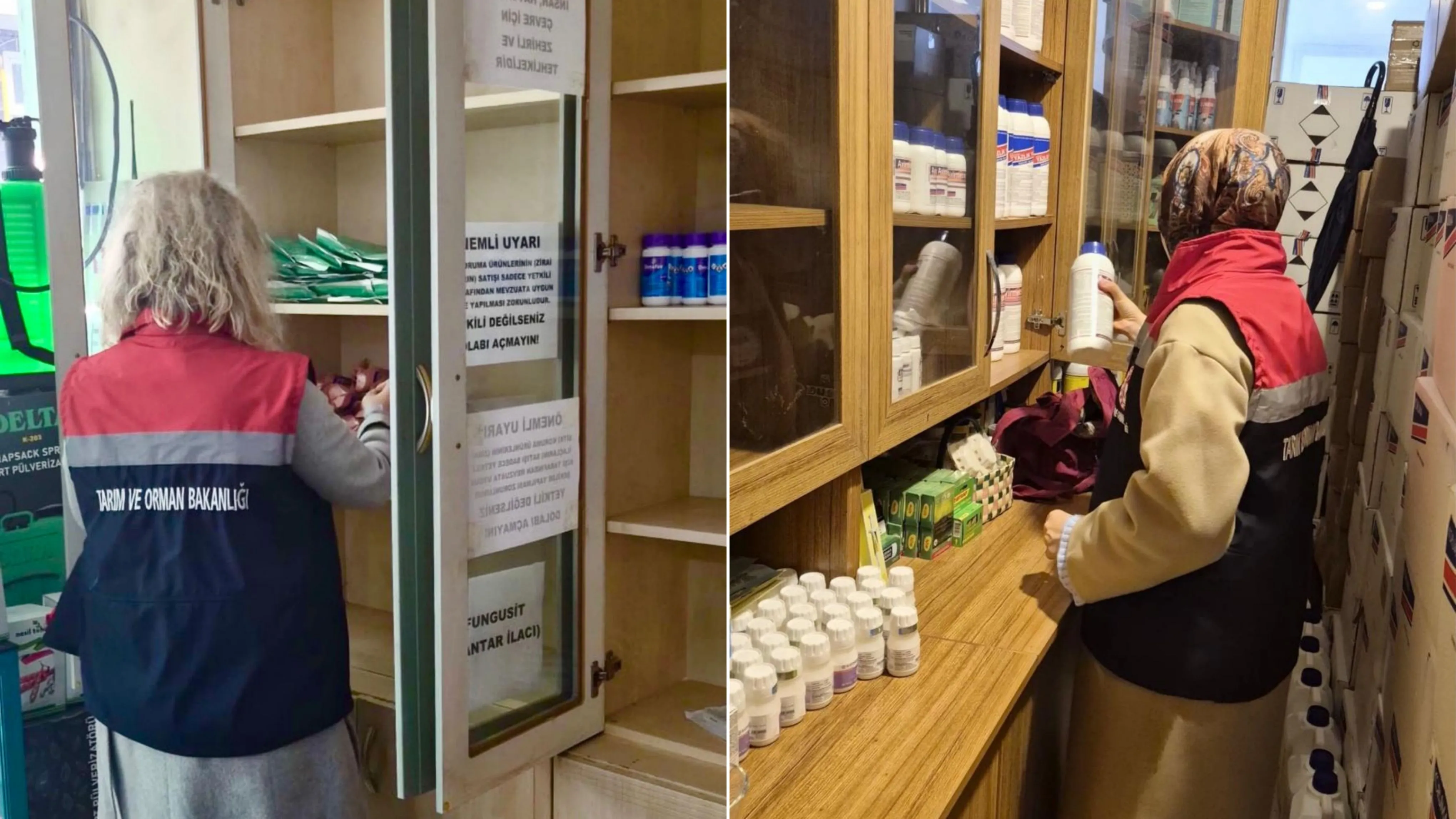 Rize'de bitki koruma ürünleri satışına yönelik denetlemeler yapıldı