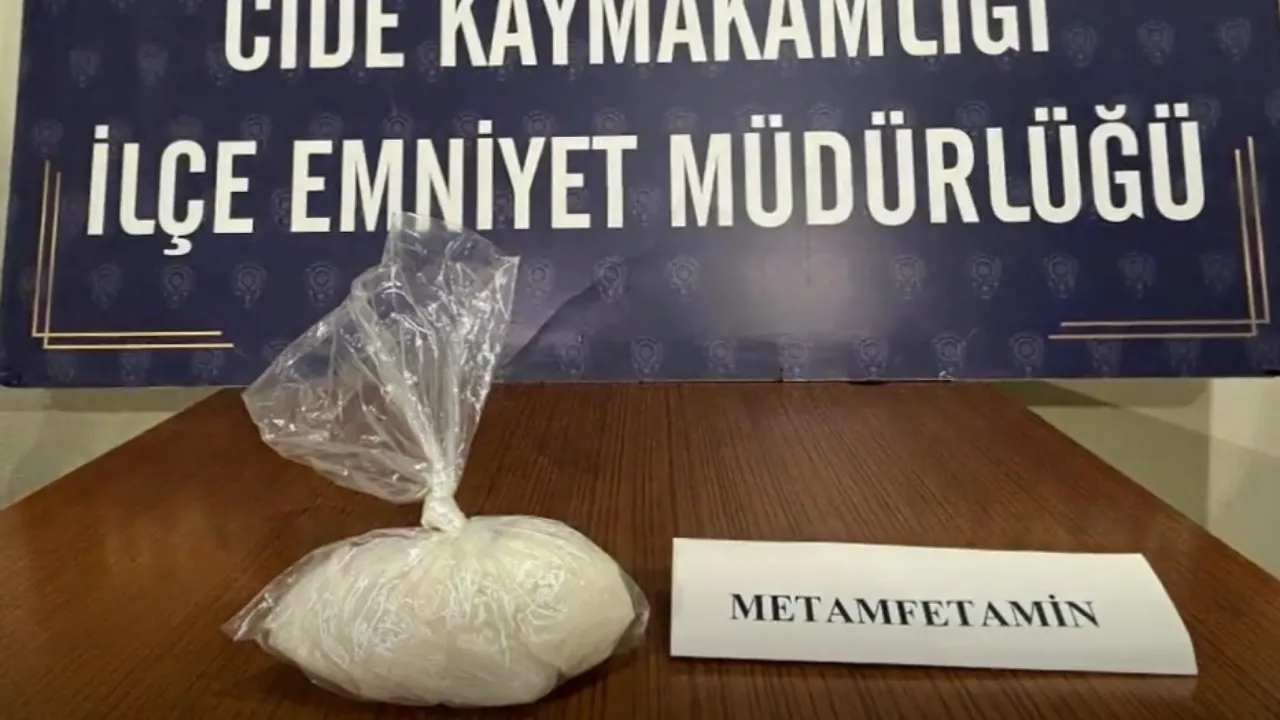 Kastamonu Cide'de 200 gram metamfetamin ele geçirildi