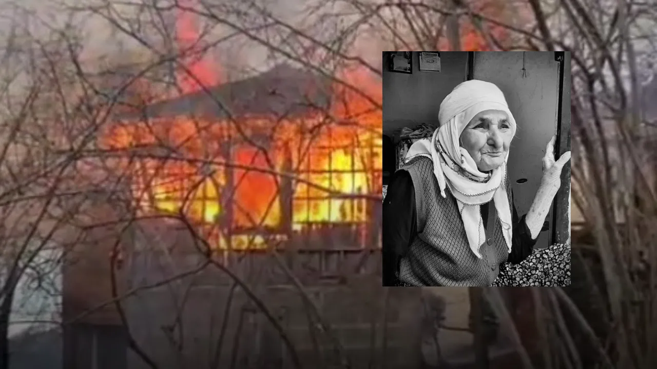 Serenderde çıkan yangında hayatını kaybetti