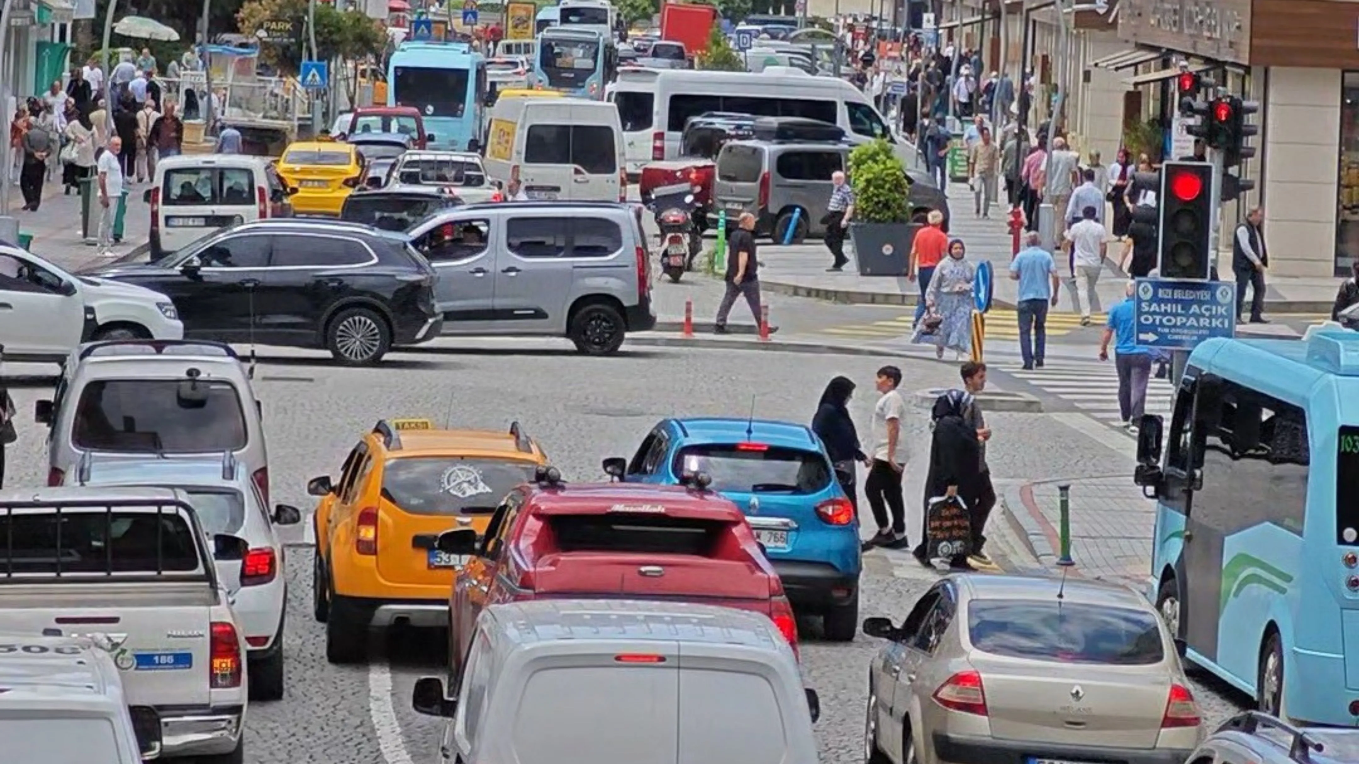 Rize'de yeni yılla birlikte taşıt sayısı 108 bini aştı