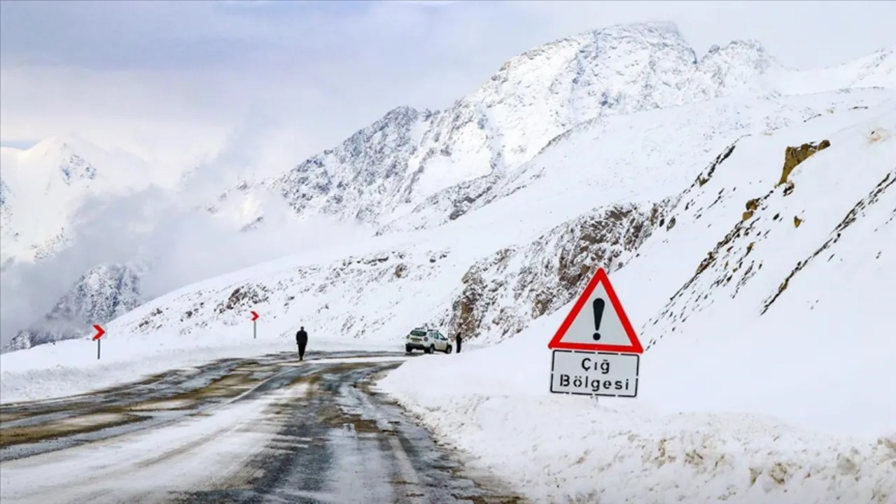 Doğu Karadeniz ve Doğu Anadolu için çığ uyarısı