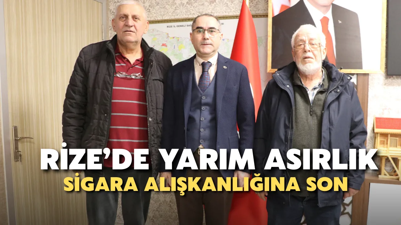 Rize’de Yarım Asır Sonra Sigara Defteri Kapandı