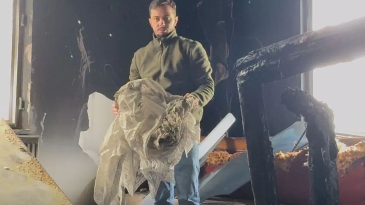 Çorum'da yangın; 1 daire kullanılamaz hale geldi