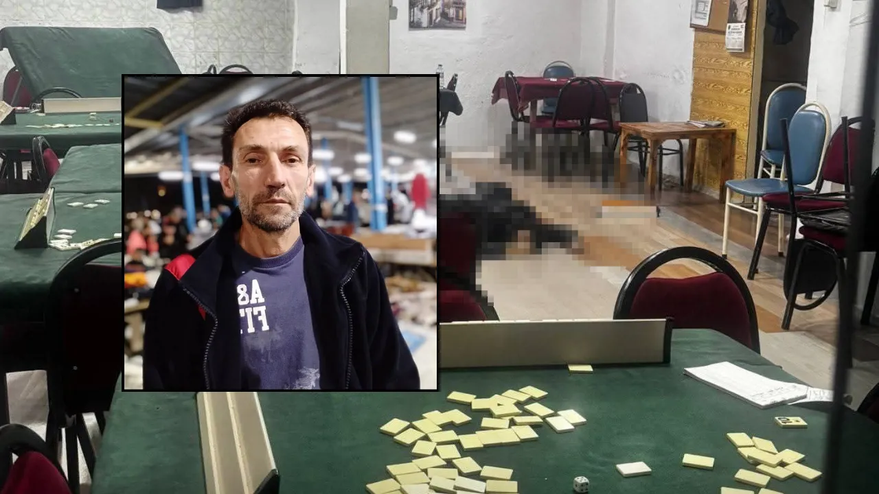 Kıraathanede silahlı kavga: 1 ölü