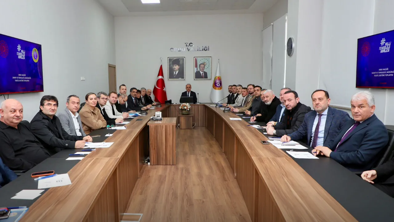 Ordu'da Tekstil Sektörü Değerlendirme Toplantısı yapıldı