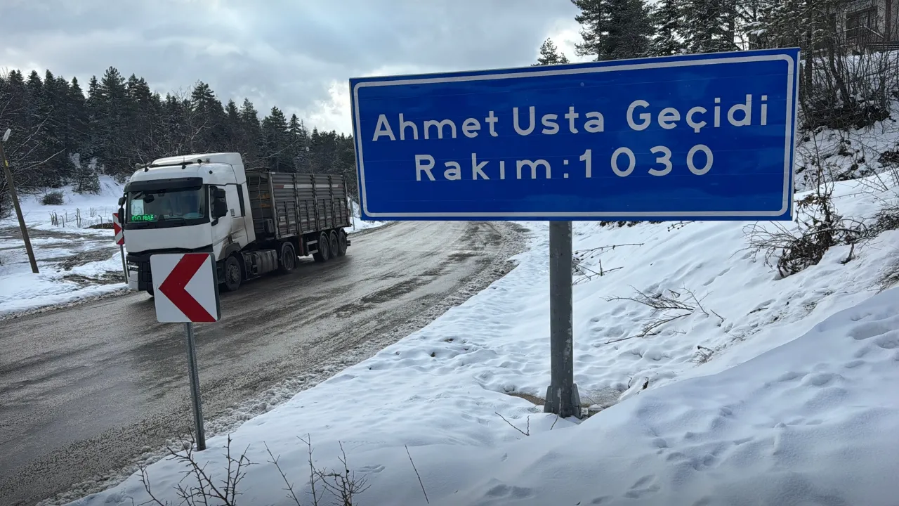 Karabük'ün yüksek kesimlerine kar yağdı