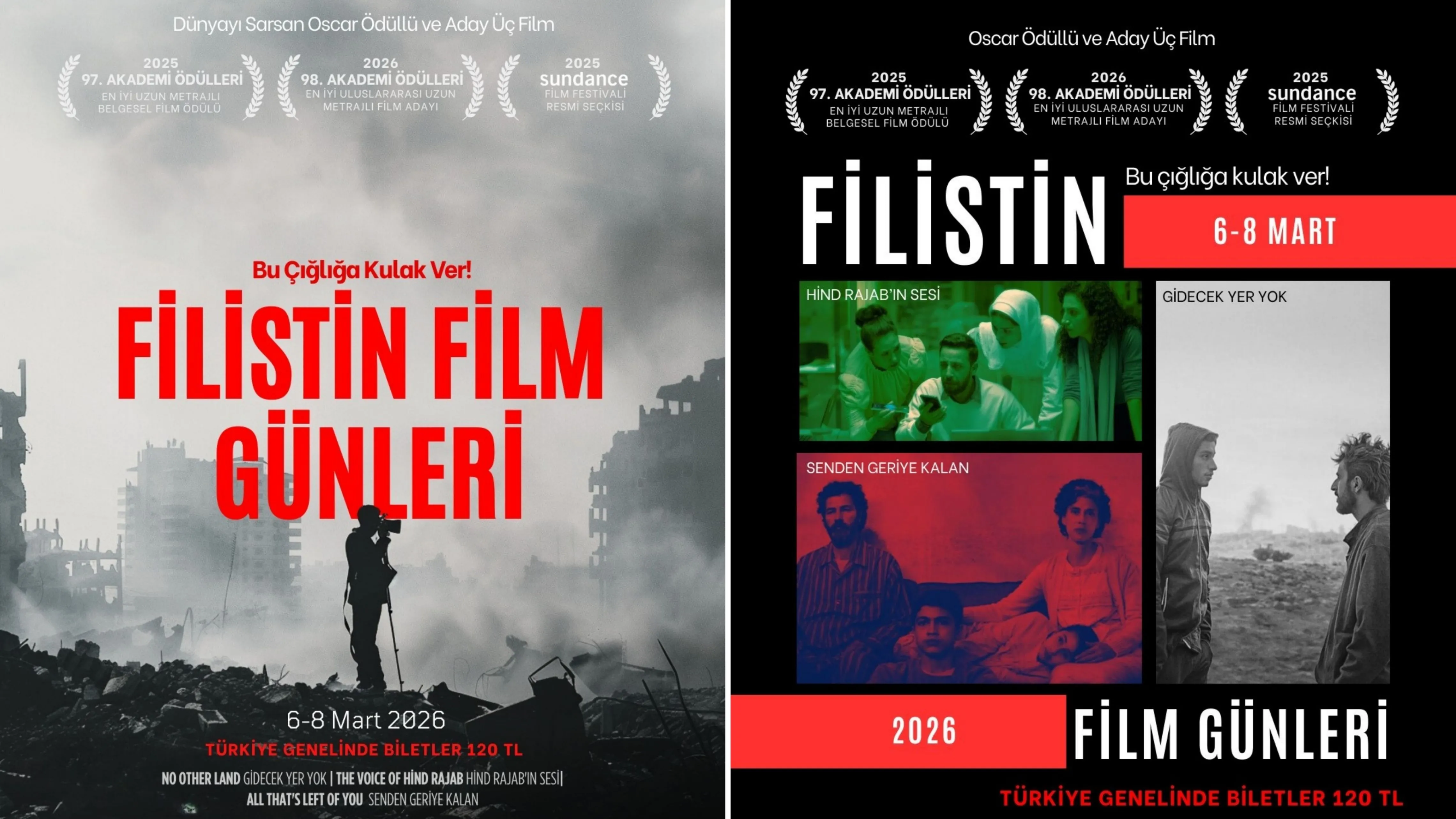 Rize'de 6-8 Mart'ta 'Filistin Film Günleri' düzenlenecek