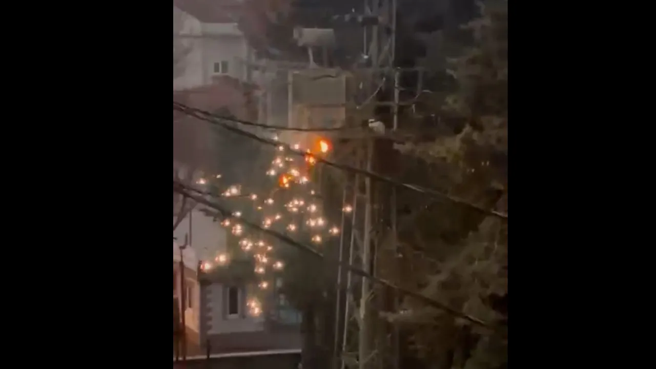 Elektrik trafosundan saçılan kıvılcımlar paniğe neden oldu