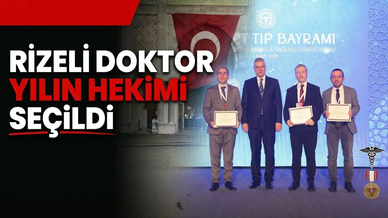 Rize’den İki Sağlık Çalışanına Anlamlı Ödül