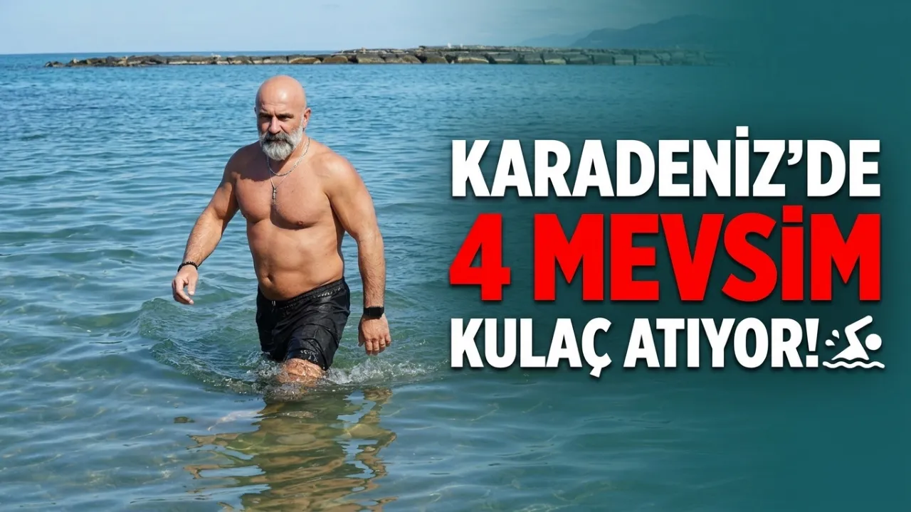 Karadeniz'de 4 mevsim kulaç atıyor